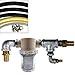 Lesco Space Saver Sprayer Filter, Galvanized Fittings and Hose Assembly