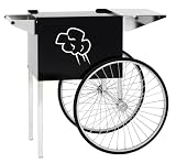 Paragon Contempo Medium Popcorn Cart for 6 and 8-Ounce Poppers (Black)