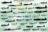 Safari LTD World War II Aircraft Laminated Poster