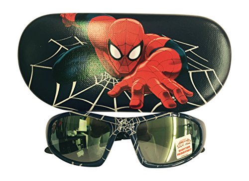 Marvel Amazing Spiderman Web Sunglasses and Case Gift Set - 100% UVA & UVB Protection