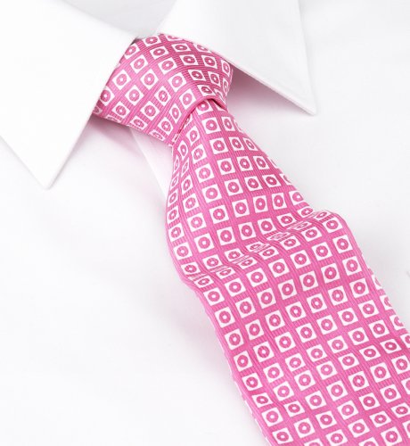 Pure Silk Grid Pattern Tie