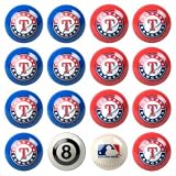 Texas Rangers MLB Home vs. Away Billiard Balls Full Set (16 Ball Set) by Imperial International