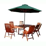 Vifah V1132 Outdoor Wood Coffee Table