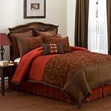 Lush Decor Maderia 8-Piece Comforter Set, Full Lush Decor Maderia 8-Piece Comforter Set, Full