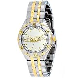 Anaheim Mighty Ducks NHL Mens GM Series Two Tone Stainless Steel Watch