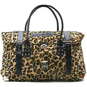 Lux de Ville LIMITED EDITION Large Weekender Bag- Leopard