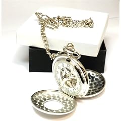 BOXX -M5103- Taschenuhr mit Kette 30cm mit automatischem Aufzug
