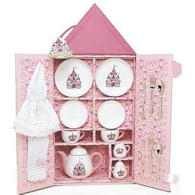 Girl's Little Tea Party Set: Pretend Play Toy Tea Gift Set in Case *Perfect Gift Idea for Children,... by