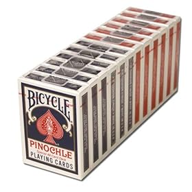  12 Blue Decks Bicycle Pinochle Cards