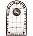 23"W X 40"H Lamb Of God Stained Glass Window