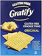 Gratify Gluten Free Cracker Thins, Original, 7 Ounce (Pack of 12)