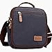 ibagbar Small Canvas Shoulder Bag Messenger Bag Work Bag Dark Grey