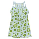 Girls' Mossimo® Floral Print Henley Tank - Blue