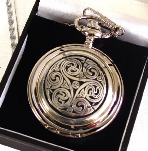 keltischen wirbeln Taschenuhr