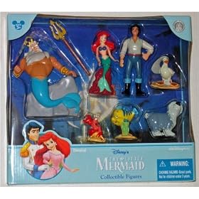 Disney The Little Mermaid (Ariel) Poseable Figurine Figure Set by Disney