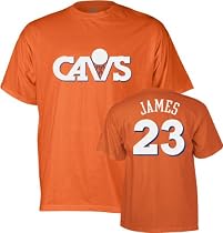 LeBron James adidas Retro Name and Number Cleveland Cavaliers T-Shirt