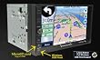 Innovatek IN-W72GPS In-Dash 7" Digital Touch Screen Double Din WiFi 3G CAR Radio GPS Multimedia Player with Bluetooth, frontal USB and SD inputs. Comes with 8GB Micro SD and USB internet adapter.