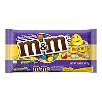 MandM's Dark Chocolate with Peanut Candy, 12.6-Ounce Packages (Pack of 6)