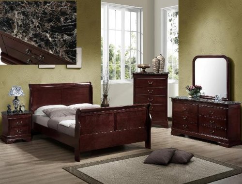 Louis Philippe King Headboard/Footboard by CrownMark