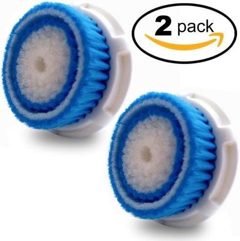 Compatible Replacement Brush Heads for Deep Pore, Acne, Sensitive, Normal, Delicate Skin, Twin Pack or Value 5 Pack. Works on Face and Body. Compatible with Mia, Mia 2, Aria, PLUS and PRO Cleansing Systems. Softer Than the Original. Perfect Fit or 100% Money Back Guaranteed!