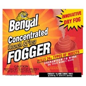 BENGAL CHEMICAL INC #55201 3PK Roach Flea Fogger from Flea & Tick Products