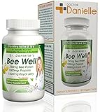 Dr. Danielle's Bee Well (Royal Jelly 1500mg, Propolis 1000mg, Beepollen 750mg) in 4 Daily Capsules