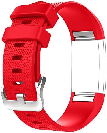 Biaze Silicone Replacement Smart Watch Band With Metal Clasp
