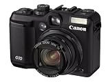 Canon PowerShot G10 14.7MP Digital Camera - 5x Optical Zoom, 3 inch PureColor LCD II Viewfinder - Black