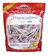 YummyEarth Organic Lollipops, Strawberry Smash (50 + Pops), 12.3-Ounce Bags (Pack of 4)