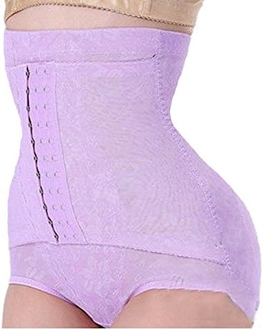 Women Best Waist Cincher Women Best Waist Cincher Girdle Belly Trainer Trimmer Slimmer Control Corset Body Shaper (M, Purple)
