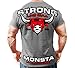 Monsta Clothing Co. Men's Strong like BULL (M-TEE216) T-shirt
