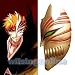 Bleach mask-Bleach cosplay Kurosaki Ichigo bankai Half Hollow Mask (golden)