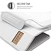 Snugg iPad Mini & Mini 2 Case - Smart Cover with Flip Stand (White Leather) for Apple iPad Mini & Mini 2 with Retina