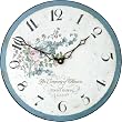 Roger Lascelles, Floral Vintage Look, Wall Clock