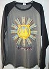 Battlestar Galactica Colonial Flags and Symbols Raglan Adult T-Shirt in Grey Extra Large XL