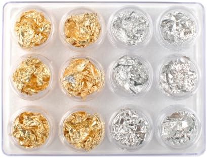 Stop Nail Art Silver And Gold Beauty Accessory Decoration Kit
