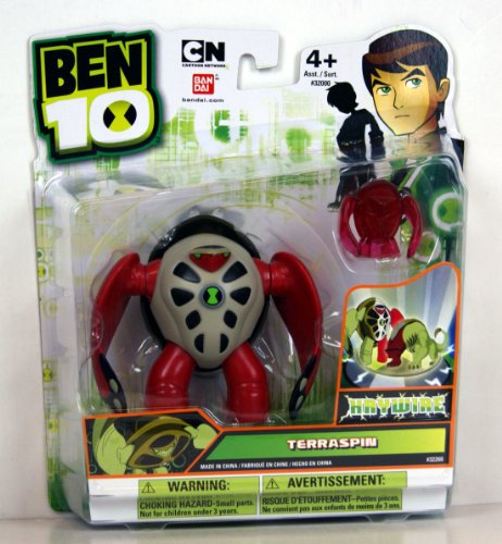 512obYHGQNL Ben 10 Ultimate Alien 4 Terraspin Haywire (Includes Minifigure)