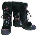 Coach Signature Jennie Tartan Plaid Snow Boots