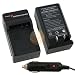 Compact Battery Charger Set for Panasonic DMW-BCF10 / DMW-BCF10E