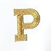Alphabet Letter - P- Color Gold - 2