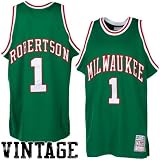 Mitchell & Ness Oscar Robertson Milwaukee Bucks Authentic Throwback Jersey-Green (48)