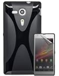 Funda Gel TPU X-LINE Negra Sony XPERI...