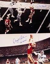 Joe Montana and Dwight Clark San Francisco 49ers - The Catch - 16x20 Dual Autographed Photograph