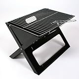 Faltbarer Notebook BBQ Grill Klappbarer Holzkohle Klappgrill - 46 x 33 x 29 cm (LxBxH)