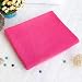 [Pink] 100% Cotton Jacquard Weave Herringbone Throw Blanket (63 by 78.4 inches)