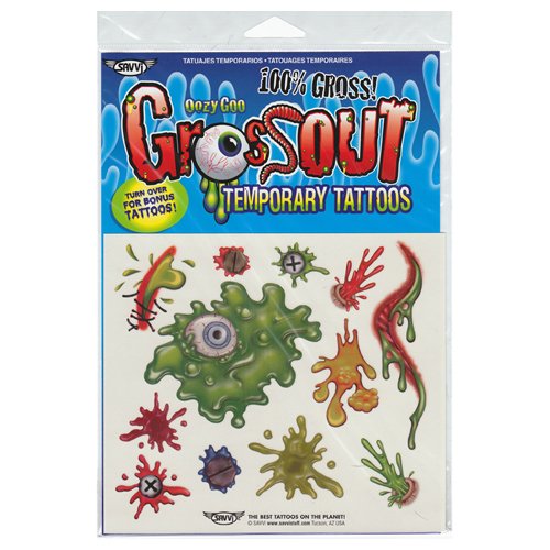 Gross Out: Oozy Goo Temporary Tattoos