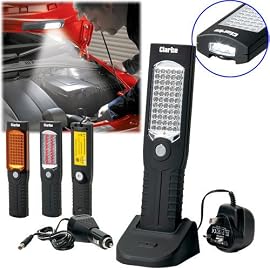 Clarke RWL55 - 58 LED Rechargeable Work Inspection Light Lamp