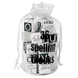 Black and White Wooden Spelling Blocks by Elegant Baby