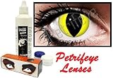 Petrifeye Funky Accessories Yellow Cat Eye Crazy Contact Lenses