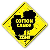COTTON CANDY ZONE Sign cart concession machine fair